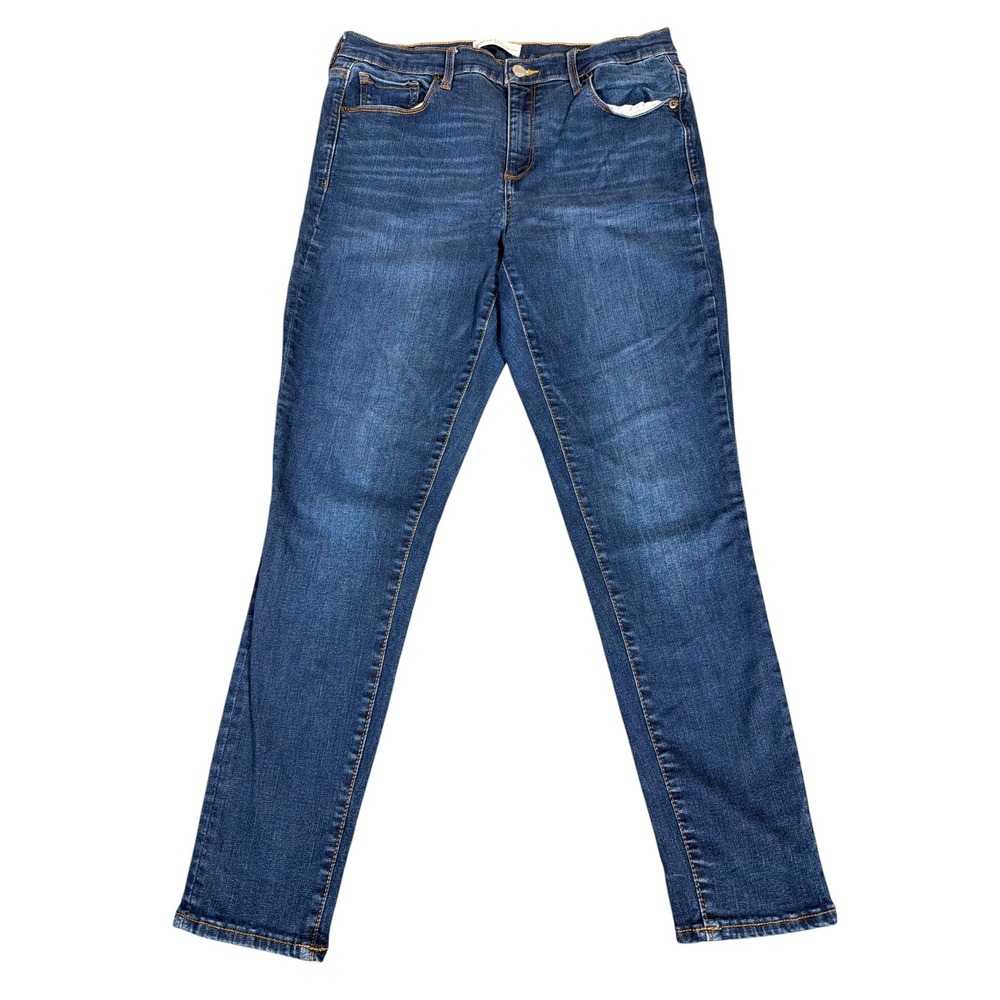 GAP 1969 True Skinny‎ Jeans Womens 31 Short Blue Stretch Mid Rise Denim Size 12S